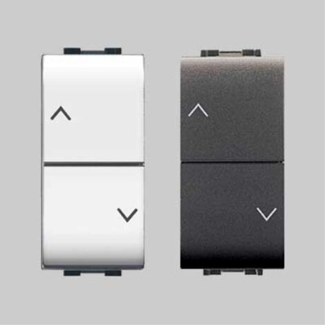 Doppio pulsante interbloccato 'mylife' 10a 250v - bianco EC ELETTROCANALI