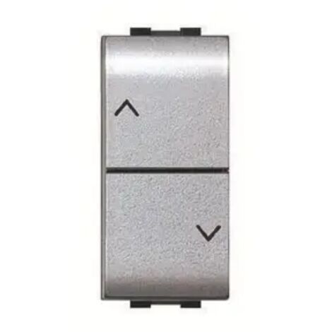 Doppio Pulsante Interbloccato Mylife 10A Tech ( ELETTROCANALI cod. ECL4022TEC )
