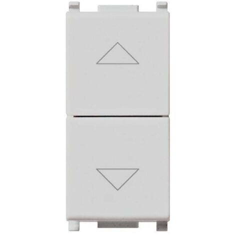 Doppio pulsante interbloccato Vimar Plana Silver 14062.SL