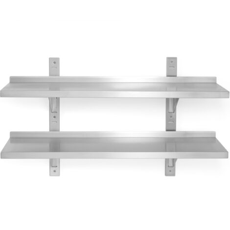 Doppio ripiano regolabile sospeso 120cm - Hendi 811733
