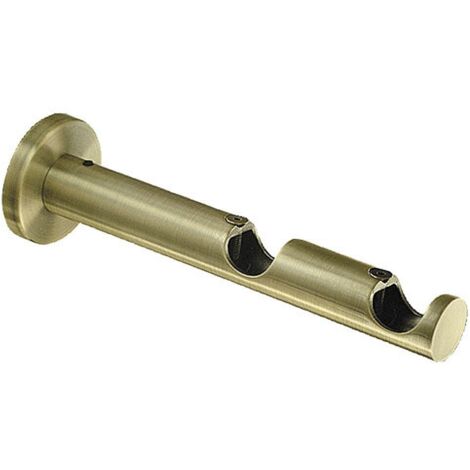 Doppio supporto in zirconio 20 mm. bronzo antico