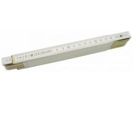 DOPPIOMETRO LEGNO BIANCO