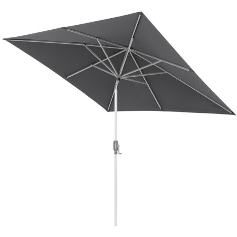 Doppler ACT 240 x 240 AUTO-TILT Sonnenschirm 240 x 240 cm Mittelmastschirm Kurbelschirm 4 Farbvarian 840 Anthrazit