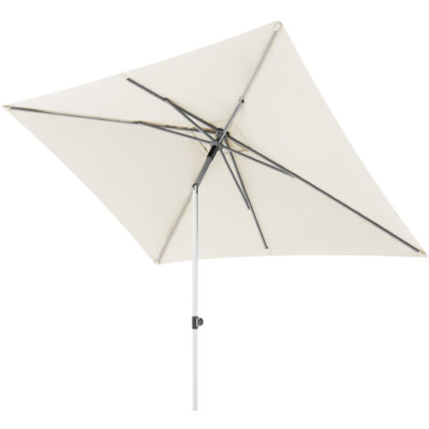 Doppler ACT 250 x 200 PUSH-UP Sonnenschirm 250 x 200 cm Mittelmastschirm Mittelstock 4 Farbvarianten 820 Natur