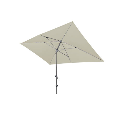 Doppler Expert Auto Tilt 220 x 140 cm Sonnenschirm 6 Farbvarianten 437441 Mittelmastschirm 846 Greige