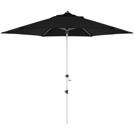 Doppler Expert Auto Tilt ø 320 cm Sonnenschirm 6 Farbvarianten Mittelmastschirm 434441 817 Schwarz