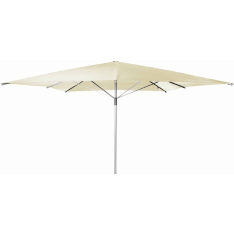 Doppler Gastronomie Sonnenschirm "Braumeister" 400 x 400 cm, natur, ohne Volant, Bezug aus 100% Polyester, Gestell aus Aluminium, 17,1 kg Gastronomie Sonnenschirm "Braumeister 400 x 400", natur, 400 x