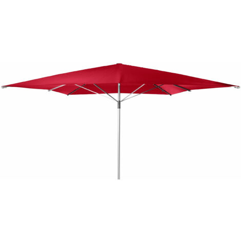 Doppler Gastronomie Sonnenschirm "Braumeister" 400 x 400 cm, rot, ohne Volant, Bezug aus 100% Polyester, Gestell aus Aluminium, 17,1 kg Gastronomie Sonnenschirm "Braumeister 400 x 400", rot, 400 x 400