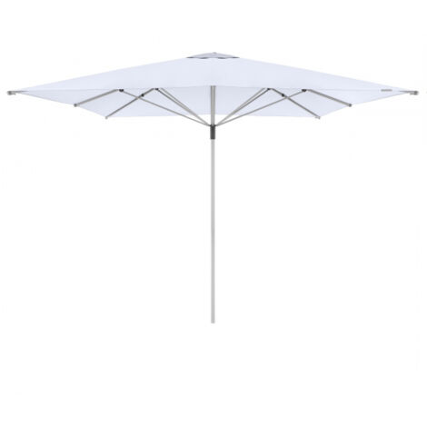 Doppler Gastronomie Sonnenschirm "Braumeister" 400 x 400 cm, weiß, ohne Volant, Bezug aus 100% Polyester, Gestell aus Aluminium, 17,1 kg Gastronomie Sonnenschirm "Braumeister 400 x 400", weiß, 400 x 4