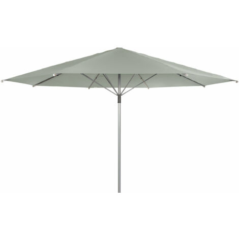 Doppler Gastronomie Sonnenschirm "Braumeister" Ø 500 cm, grau, ohne Volant, Bezug aus 100% Polyester, Gestell aus Aluminium, 17,1 kg Gastronomie Sonnenschirm "Braumeister 500", grau, Ø 500 cm, ohne Vo