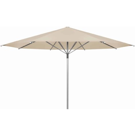 Doppler Gastronomie Sonnenschirm "Braumeister" Ø 500 cm, natur, ohne Volant, Bezug aus 100% Polyester, Gestell aus Aluminium, 17,1 kg Gastronomie Sonnenschirm "Braumeister 500", natur, Ø 500 cm, ohne 