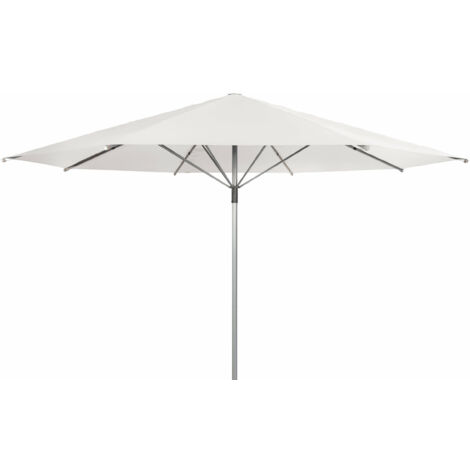 Doppler Gastronomie Sonnenschirm "Braumeister" Ø 500 cm, weiß, ohne Volant, Bezug aus 100% Polyester, Gestell aus Aluminium, 17,1 kg Gastronomie Sonnenschirm "Braumeister 500", weiß, Ø 500 cm, ohne Vo