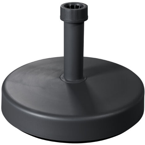 Doppler Schirmständer Füllsockel 25 L rund ø 46 cm befüllbar 85899 Anthrazit