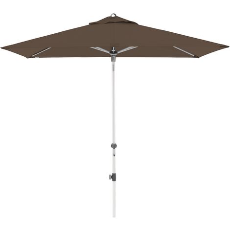Doppler Sonnenschirm "Expert Auto Tilt 220 x 140", greige, 220 x 140 (H x B), Bezug aus 100 % Polyester, Gestell Aluminium, 6,6 kg Sonnenschirm "Expert Auto Tilt 220 x 140" mit Höhenverstellung, greig
