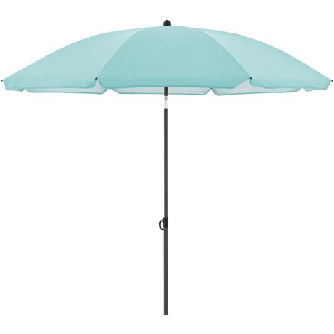 Doppler Sonnenschirm / Gartenschirm Como 160, 160 x 203 cm, hellblau, Bezug aus 100 % Polyester, Gestell aus Stahl, 6,9 kg