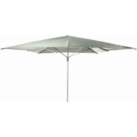 Doppler Sonnenschirm/ Großschirm "Telestar"  400 x 400 cm, grau, ohne Volant, Bezug aus 100% Polyester, Gestell aus Aluminium, 25 kg Sonnenschirm / Großschirm "Telestar 400 x 400", inkl. Schutzhülle, 