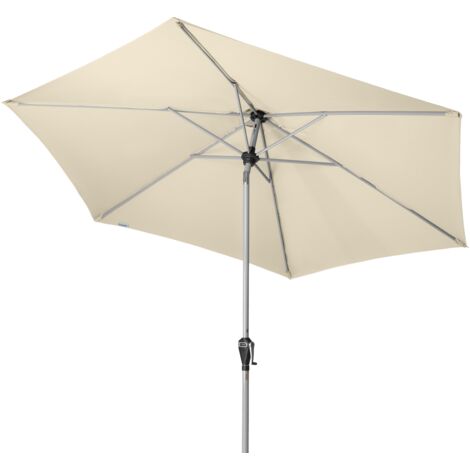 Doppler Sonnenschirm / Kurbelschirm "Active Auto Tilt 280", Ø 280 cm, natur, Bezug aus 100% Polyester, Gestell aus Aluminium, 5,9 kg Sonnenschirm / Kurbelschirm "Active Auto Tilt 280", natur, Ø 280 cm