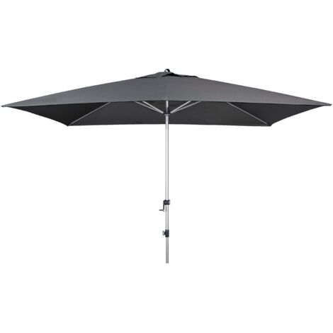 Doppler Sonnenschirm/ Kurbelschirm "Expert 300 x 200 Auto Tilt" 300 x200 cm, anthrazit, Bezug aus 100% Polyester, Gestell aus Aluminium, 7,3 kg Sonnenschirm / Kurbelschirm "Expert 300 x 200 Auto Tilt"