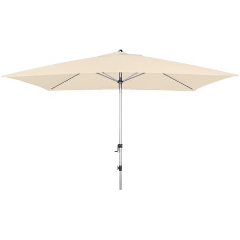 Doppler Sonnenschirm/ Kurbelschirm "Expert 300 x 200 Auto Tilt" 300 x200 cm, natur, Bezug aus 100% Polyester, Gestell aus Aluminium, 7,3 kg Sonnenschirm / Kurbelschirm "Expert 300 x 200 Auto Tilt", na