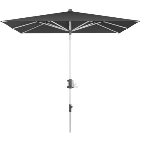 Doppler Sonnenschirm / Mittelmastschirm "Apoll 230 x 150 cm", dark grey, Bezug 100 % Polyester, Gestell aus Aluminium, 7 kg Sonnenschirm / Mittelmastschirm "Apoll 240 x 240", dark grey, 240 x 240 cm