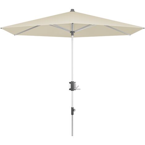 Doppler Sonnenschirm / Mittelmastschirm "Apoll 230 x 150 cm", natur, Bezug 100 % Polyester, Gestell aus Aluminium, 7 kg