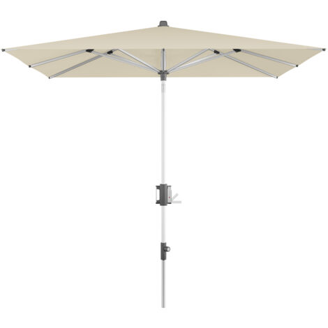 Doppler Sonnenschirm / Mittelmastschirm "Apoll 230 x 150 cm", natur, Bezug 100 % Polyester, Gestell aus Aluminium, 7 kg Sonnenschirm / Mittelmastschirm "Apoll 240 x 240", natur, 240 x 240 cm