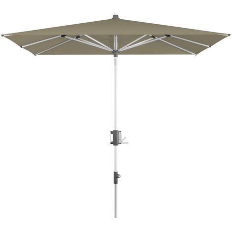 Doppler Sonnenschirm / Mittelmastschirm "Apoll 230 x 150 cm", sand, Bezug 100 % Polyester, Gestell aus Aluminium, 7 kg Sonnenschirm / Mittelmastschirm "Apoll 240 x 240", sand, 240 x 240 cm