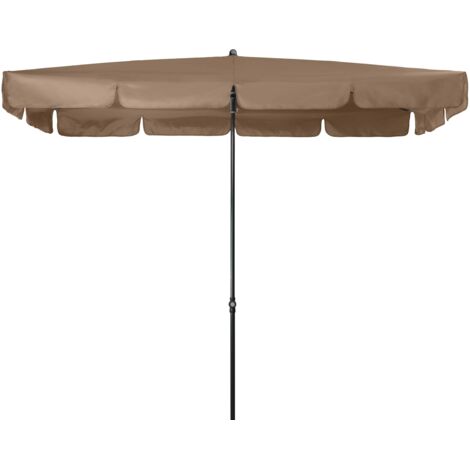 Doppler Sonnenschirm "Sunline Waterproof III 260 x 150", 260 x 150 cm, greige, Bezug aus 100% Polyester, Gestell aus Stahl, 4,7 kg Sonnenschirm "Sunline Waterproof III 260 x 150", greige, 260 x 150 cm