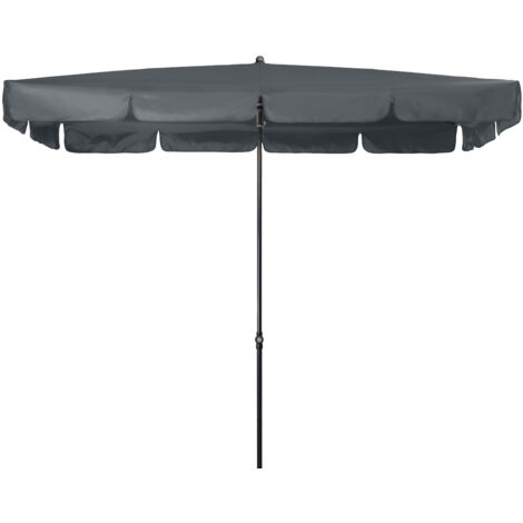 Doppler Sonnenschirm "Sunline Waterproof III 260 x 150", 2,60 x 1,50 m, anthrazit, Bezug aus 100% Polyester, Gestell aus Stahl, 4,7 kg Sonnenschirm "Sunline Waterproof III 260 x 150", anthrazit, 260 x