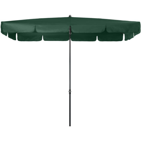 Doppler Sonnenschirm "Sunline Waterproof III 260 x 150", 2,60 x 1,50 m, dunkelgrün, Bezug aus 100% Polyester, Gestell aus Stahl, 4,7 kg Sonnenschirm "Sunline Waterproof III 260 x 150", dunkelgrün, 260