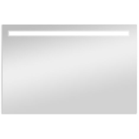 Dora - specchio bagno striscia led, dimensioni  90 x 60 cm