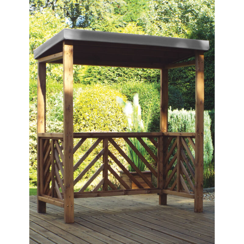 Dorchester Bbq Shelter Grey - Charles Taylor
