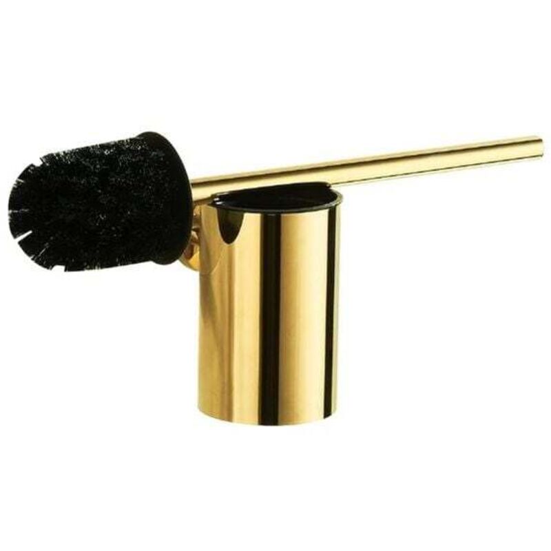 Doré,Brosse wc Murale dorée en Acier Inoxydable 304 Rond pour Salle de Bain