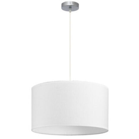 Dori Pendelleuchte 1xe27 Nickel/weiß Regx45x45 cm