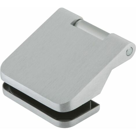 DORMA-GLAS Paumelle pour porte en verre OFFICE Junior métal léger argent anodisé 2 pièces ( 3000254487 )