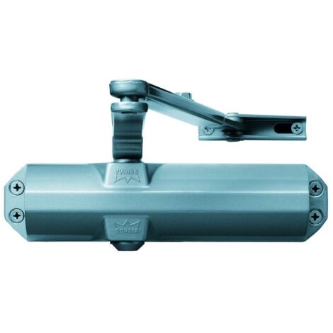 Dormakaba – Ferme-porte TS68F – Argent – Force de fermeture 2 à 4 – Système réversible pour portes jusqu'à 1100 mm – Marqué CE