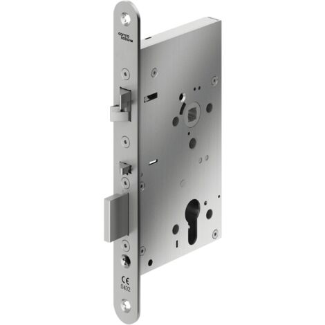 DORMAKABA Panik-Einsteckschloss SVP 5000 Panik-Funktion E abgerundet20/65/72/9 mm DIN links Edelstahl