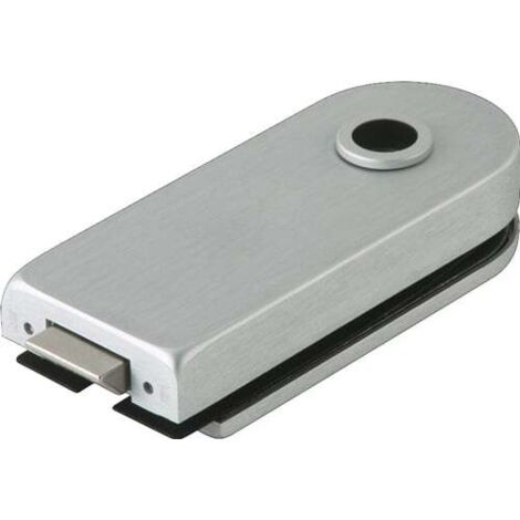 dormakaba serrure de porte en verre STUDIO Rondo LM argent anodisé UV DIN G/D - 81020015099
