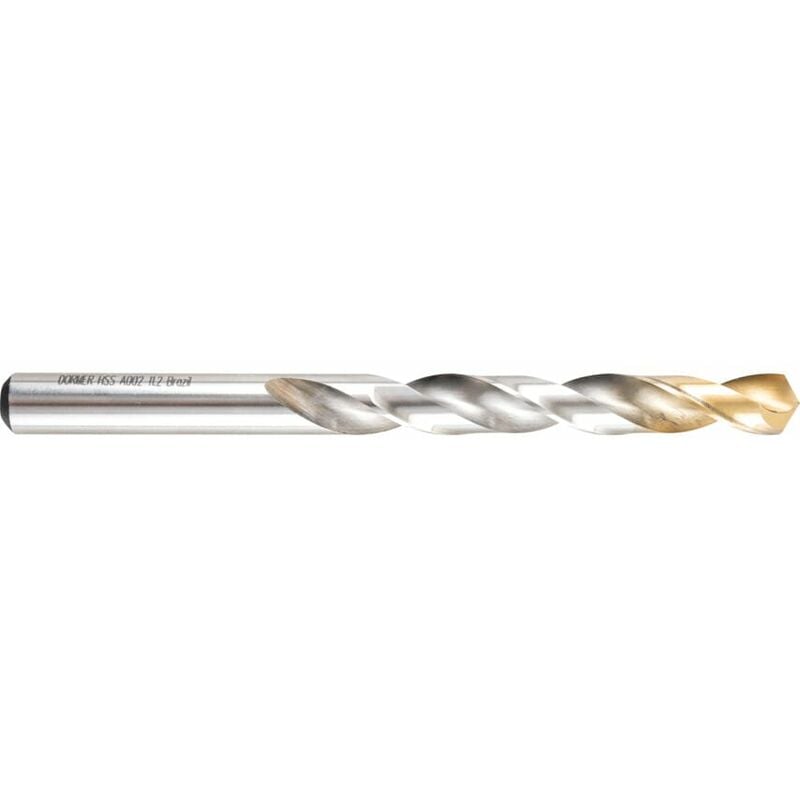 Dormer - A002 11.20MM hss Straight Shank Jobber Drills - TiN Tipped