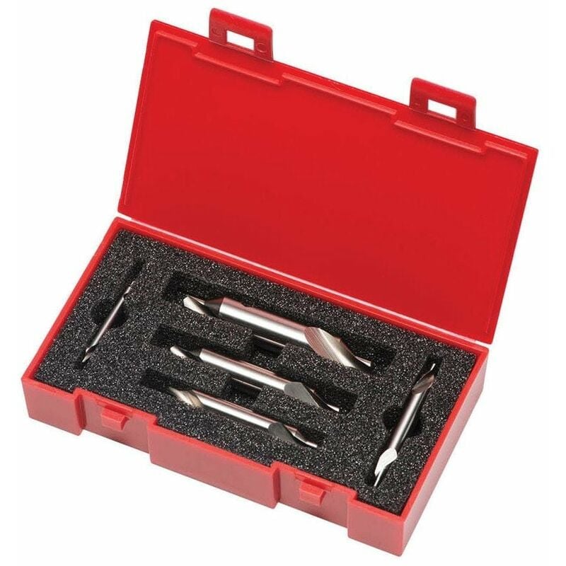 Dormer A296 NO.200 (5-Pce) HSS Centre Drill Set Plastic Case