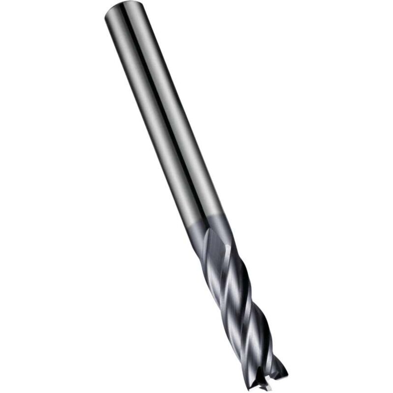 Dormer S944 4.00mm Carbide 4 Flute Flatted Shank End Mill - TiALN Coated