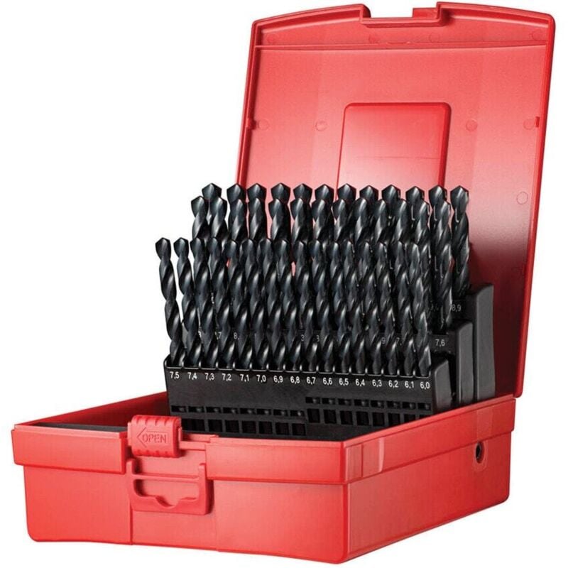 Dormer A190 No.203 (41 Pce) Jobber Drill Set Metal Case