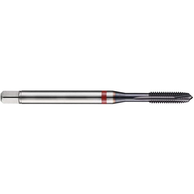 E256 M5 hss-e Red Ring Spiral Point Machine Tap - TiAlN Top -din 371 - Dormer