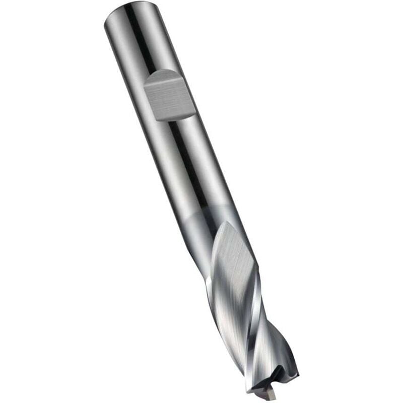 S813HB 2.00MM Carbide 3 Flute Weldon Flat Short Series Slot Drill - Alcro - Dormer