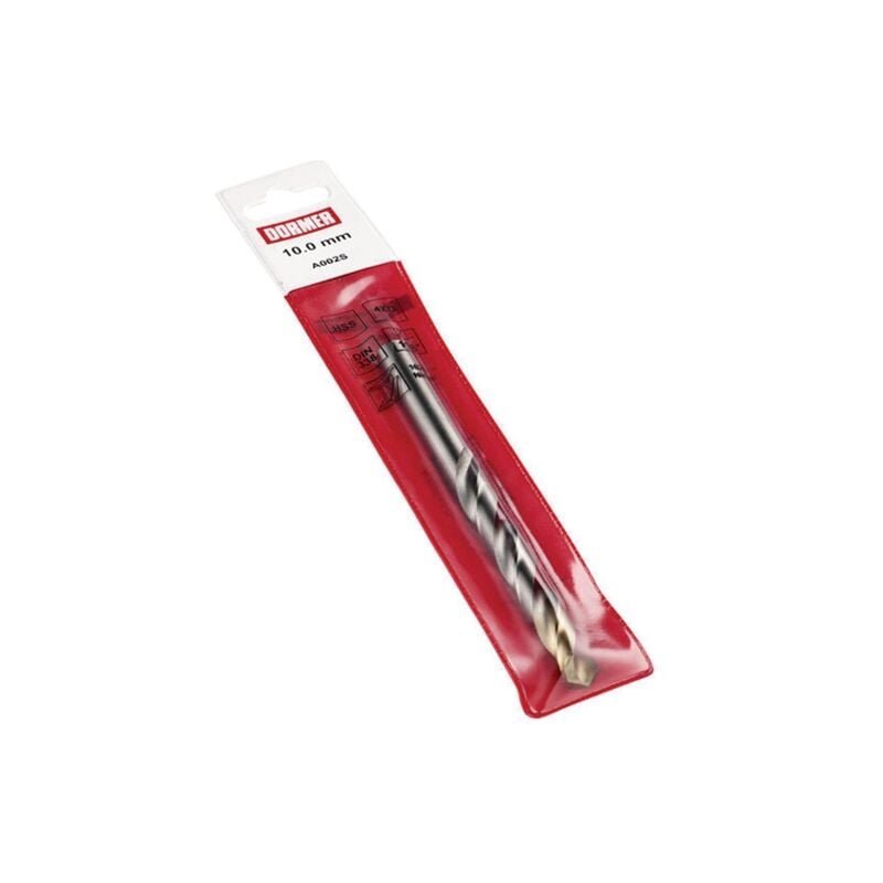 Spiralbohrer DIN 338 Typ N A002S Nenn-Ø 10 HSS profilgeschliffen Kurz 4 Rechts