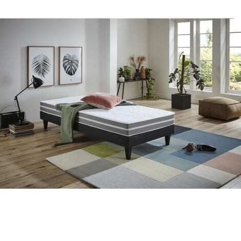 LES TENDANCES DORMIPUR Matelas 90x190cm - Mousse mémoire de forme - 16cm