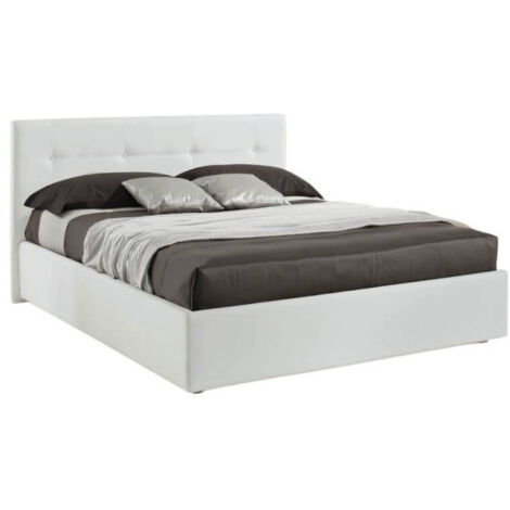 Dormitorio puente Ettore blanco fresno