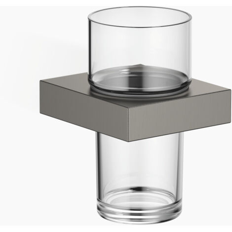 Dornbracht Glashalter mit Kristallglas, Wandmodell, 83400780-99