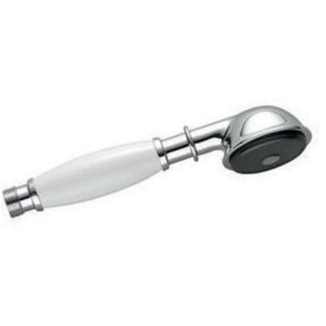 Dornbracht MADISON Metall-Handbrause mit Porzellangriff weiß,