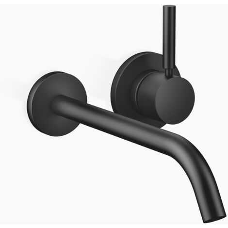 Dornbracht Meta Waschtisch-Wand-Einhandmischer ohne Ablaufgarnitur 36861660 schwarz matt